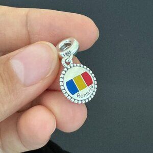 Pandora Romania Flag  Exclusive Charm